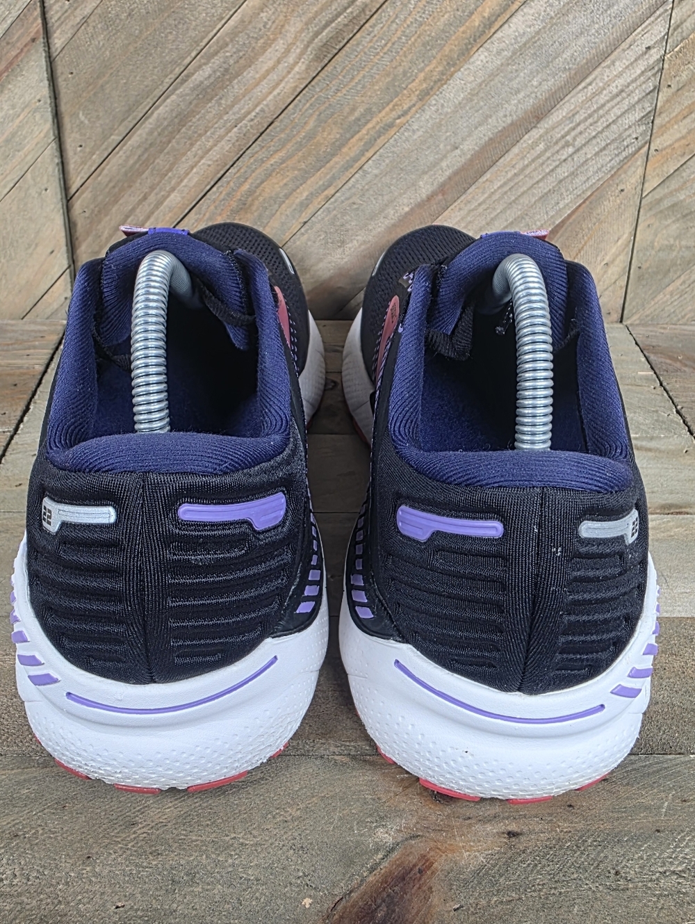 Brooks Adrenaline GTS 22 Womens Athletic Running Shoes Size 9.5 B Black Purple - Picture 5 of 9